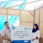 Donation of vaccine refrigerator for Palu Indonesia