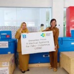 Donation of vaccine refrigerator for Palu Indonesia
