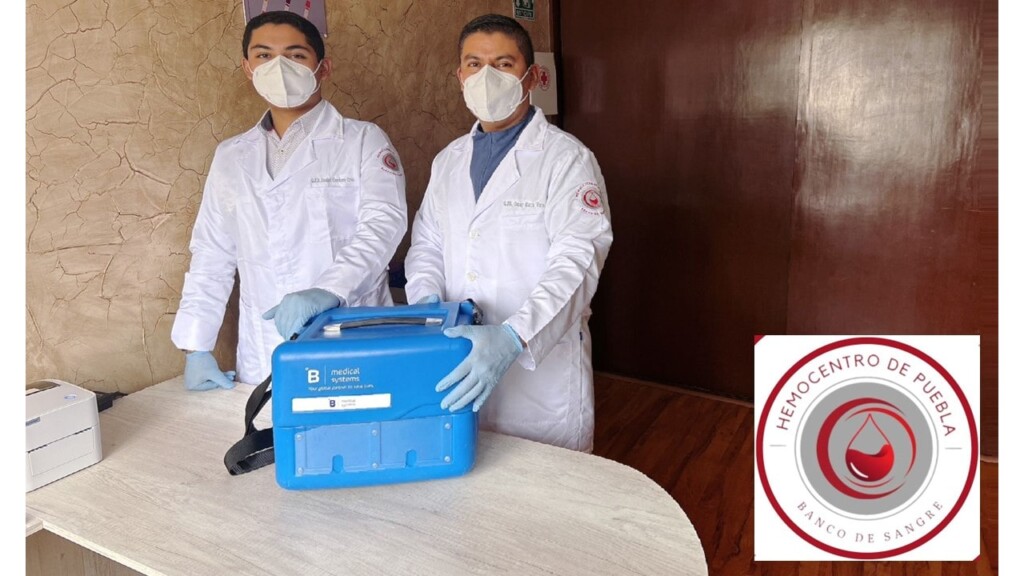 Das Zentrum verwendet die MT4‑Box, um Blut bei optimaler Temperatur sicher zu transportieren.