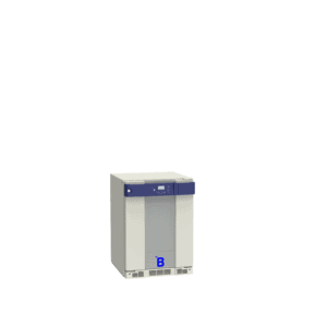 Plasma storage freezer F131 side with door closed