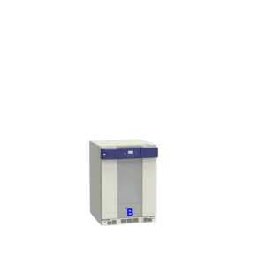 Laboratory refrigerator L130 side with door closed