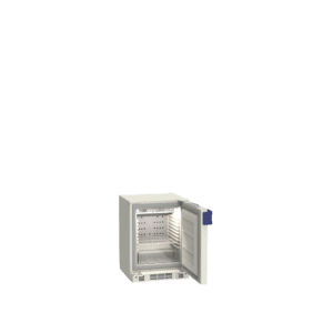 Lab refrigerator L55 side with door open