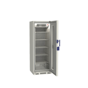 Pharmacy refrigerator P290 side with door open