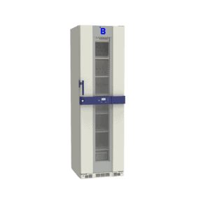 Pharmaceutical refrigerator P380 side with door closed