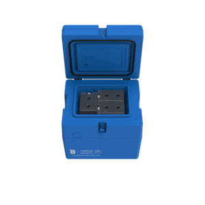 Medical transport box MT12 with top open