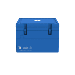 Medical transport box MT25 front with top closed