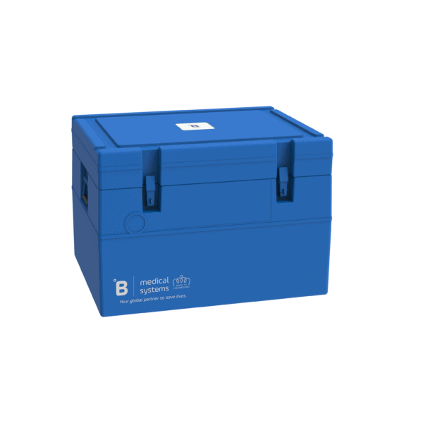 Vaccine transport box RCW25 side view