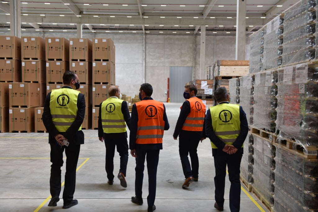 Visit at Kuehne+Nagel Warehouse