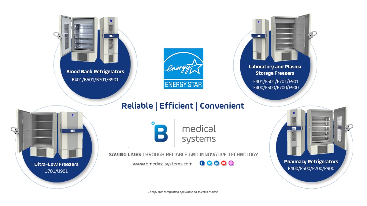 Vaccine cold chain and medical refrigeration specialist B Medical Systems has received the Energy Star certification for a range of its products.