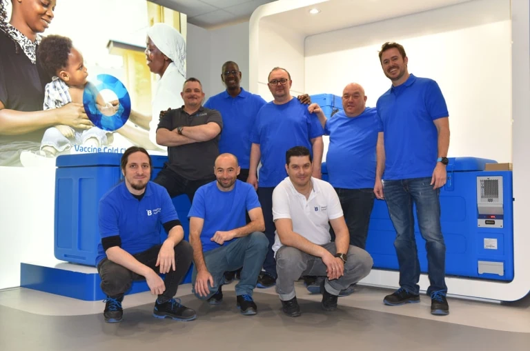 B Medical Systems's technical support and after sales services team of experts.