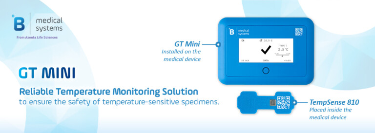 GT Mini: a reliable temperature monitoring system and data logger for your medical cold chain.