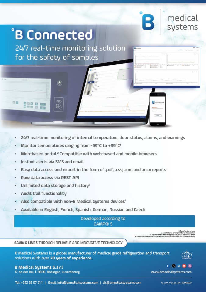 °B Connected - Monitoring Software - B Medical Systems