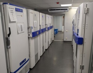 B Medical Systems products in the room at Valsts Asinsdonoru Centrs (State Blood Donor Center), Latvia