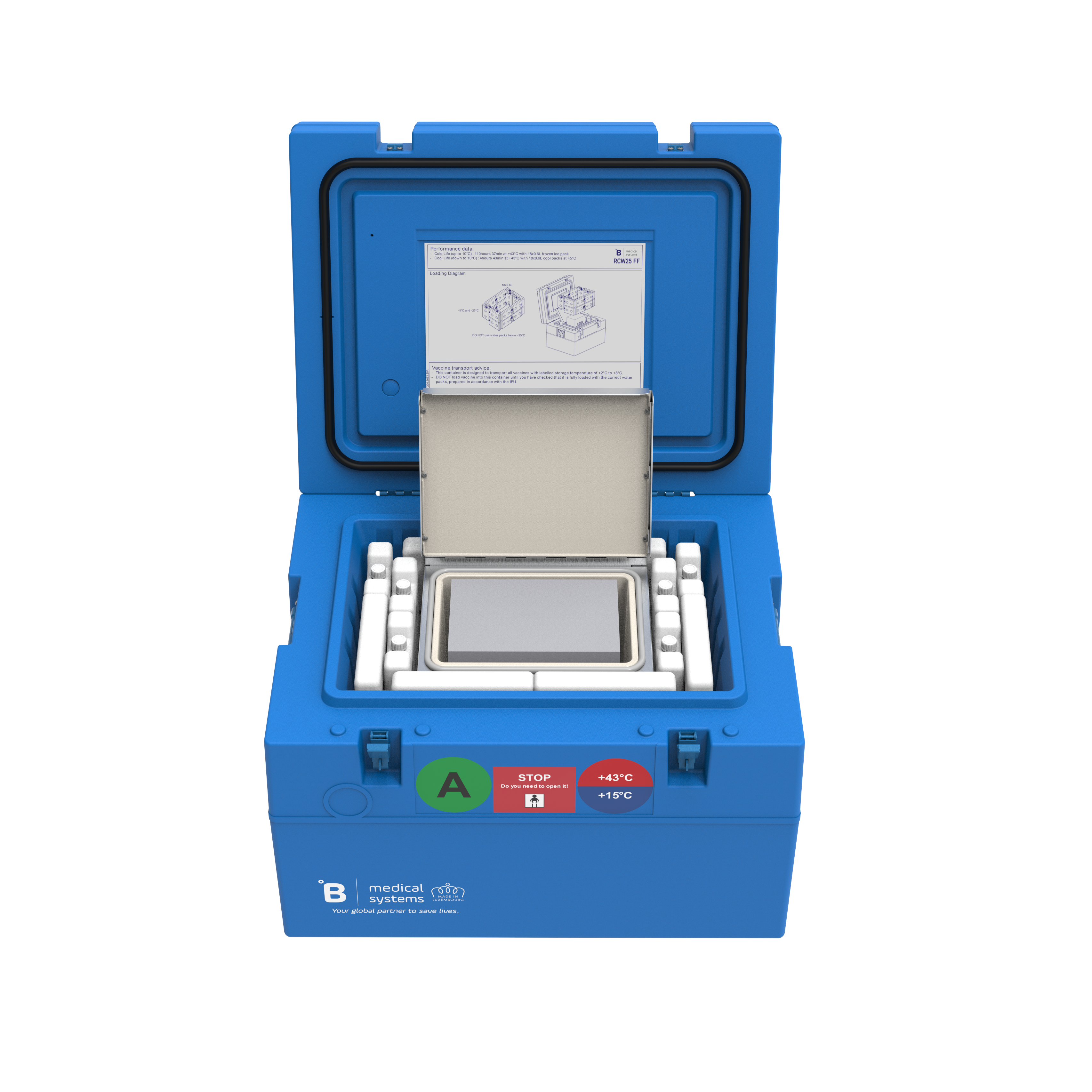 Vaccine Transport Box RCW25 FF Freeze Free - Image 2