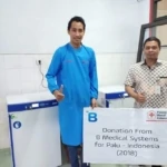 Donation of vaccine refrigerator for Palu Indonesia