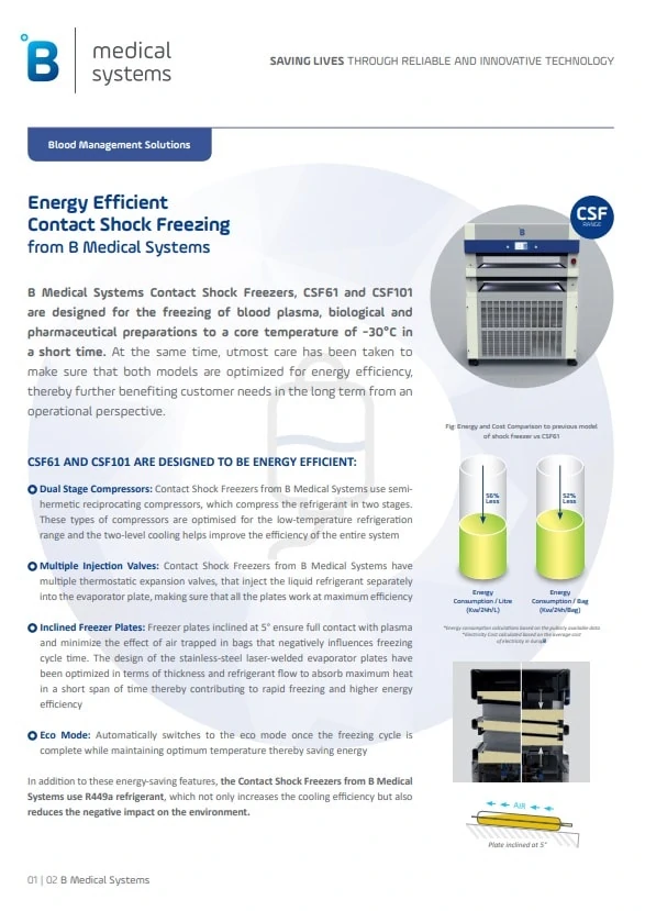 Energy-Efficient Contact Shock Freezers for Lower Operating Costs