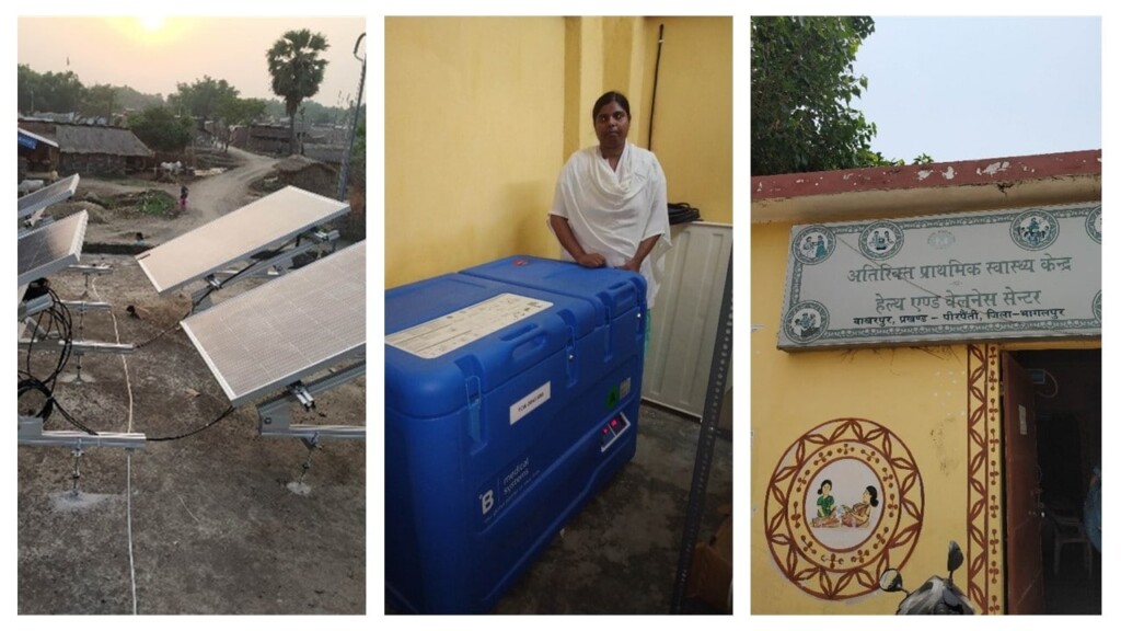 El APHC Bakhapur (Bihar) confía en el TCW2043SDD con accionamiento solar directo para conservar vacunas COVID‑19 y del PAI pese a cortes frecuentes, manteniendo +2°C a +8°C.