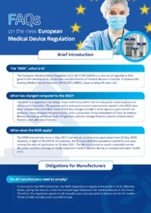 FAQ on the new EU Medical Device Regulation