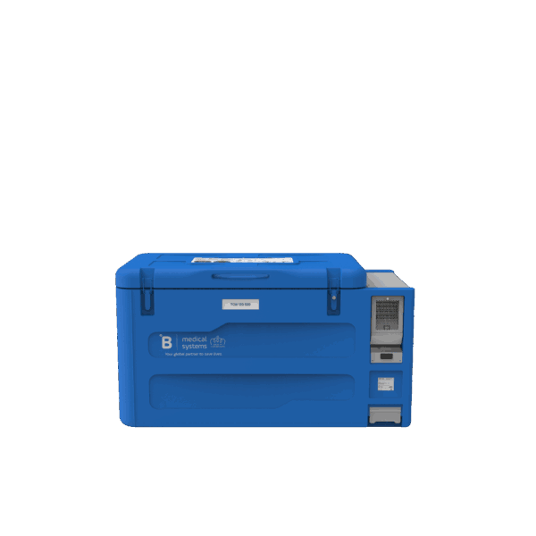 B Medical Systems TCW120SDD solar powered vaccine freezer